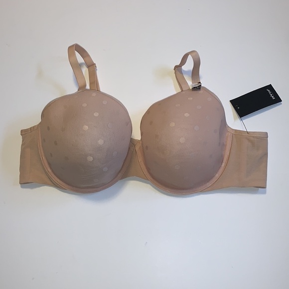 🆕 Déesse Lingerie Nude Polka Dot Bra - Women’s Size 44C / C44 - Picture 2 of 8